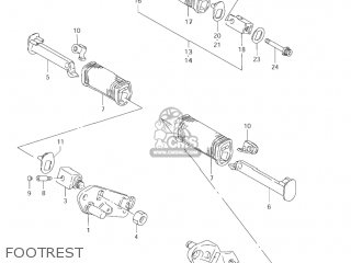 FOOTREST - LS650P SAVAGE 1996 (T) USA (E03)