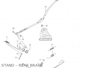 STAND - REAR BRAKE - LS650P SAVAGE 1996 (T) USA (E03)