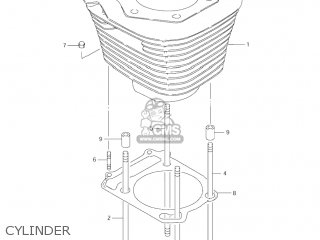 CYLINDER - LS650P SAVAGE 1997 (V) USA (E03)
