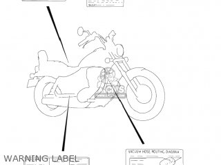WARNING LABEL - LS650P SAVAGE 1997 (V) USA (E03)