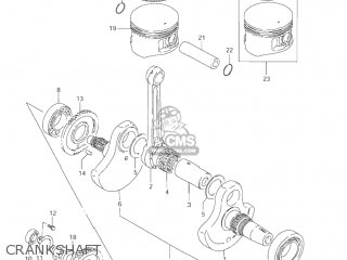 CRANKSHAFT - LS650P SAVAGE 1998 (W) USA (E03)