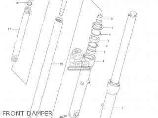 FRONT DAMPER - LS650P SAVAGE 1999 (X) USA (E03)