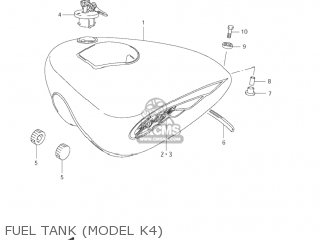 FUEL TANK (MODEL K4) - LS650P SAVAGE 1999 (X) USA (E03)