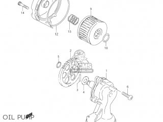 OIL PUMP - LS650P SAVAGE 1999 (X) USA (E03)