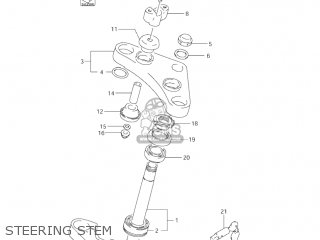 STEERING STEM - LS650P SAVAGE 1999 (X) USA (E03)