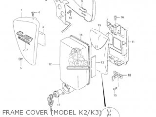 FRAME COVER (MODEL K2/K3) - LS650P SAVAGE 2000 (Y) USA (E03)