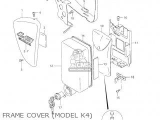 FRAME COVER (MODEL K4) - LS650P SAVAGE 2001 (L1) USA (E03)