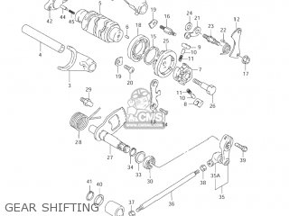 GEAR SHIFTING - LS650P SAVAGE 2002 (L2) USA (E03)