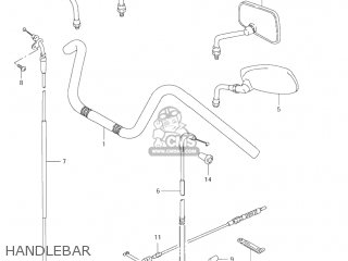 HANDLEBAR - LS650P SAVAGE 2003 (L3) USA (E03)