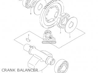 CRANK BALANCER - LS650P SAVAGE 2004 (L4) USA (E03)