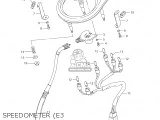 SPEEDOMETER (E3 - LS650P SAVAGE 2004 (L4) USA (E03)
