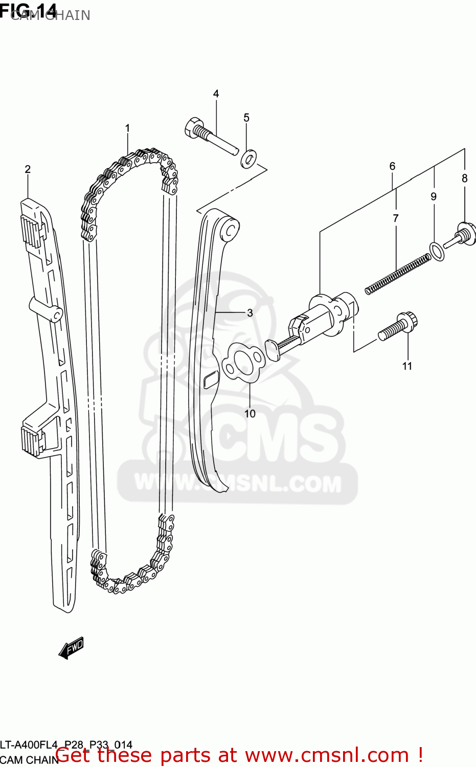 Suzuki LTA400F KING QUAD 2014 (L4) USA (E03) KINGQUAD KINGQUAD CAM