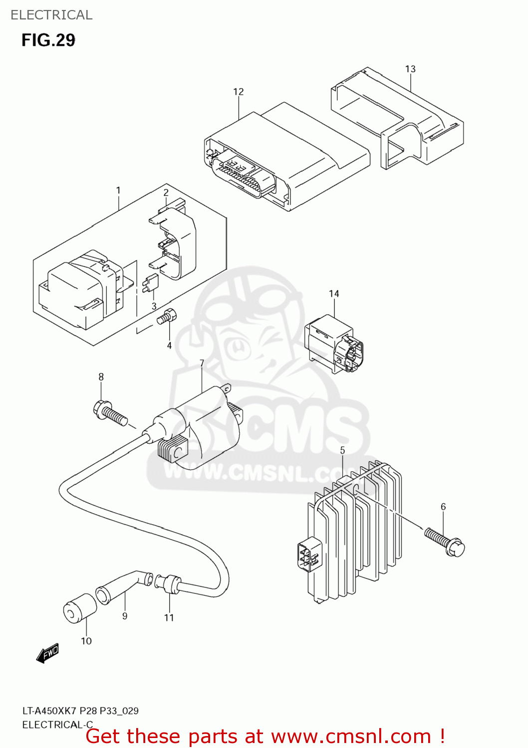 Suzuki LTA450X KING QUAD 2008 (K8) USA (E03) KINGQUAD KINGQUAD
