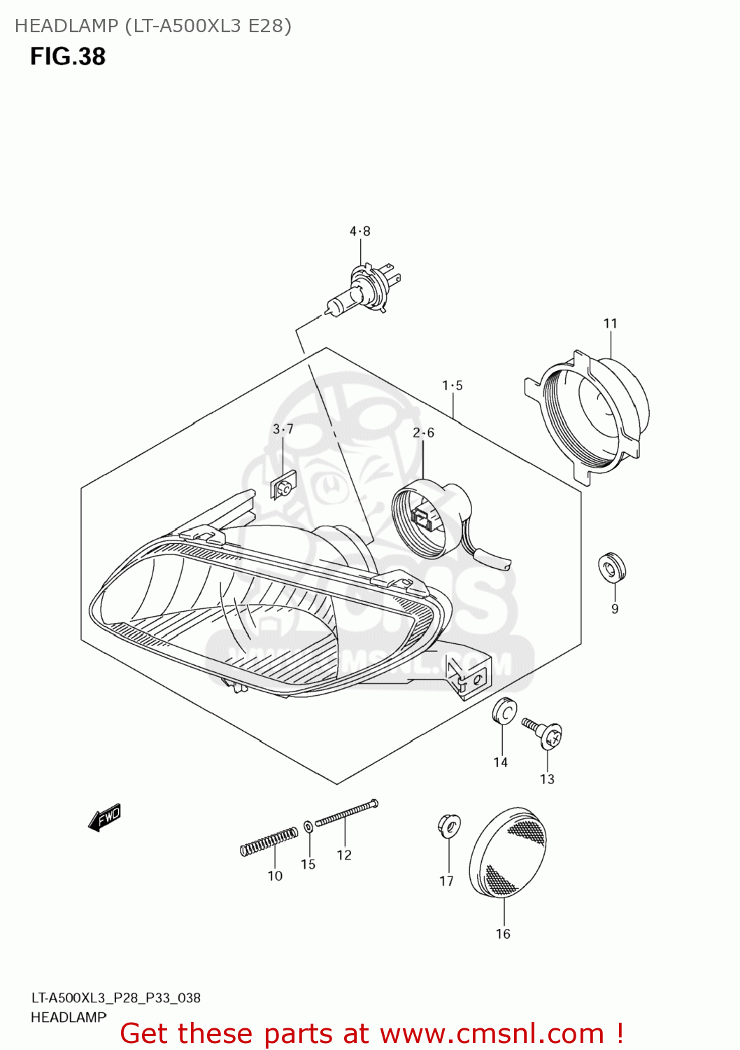 Suzuki LTA500X KING QUAD 2013 (L3) USA (E03) KINGQUAD KINGQUAD