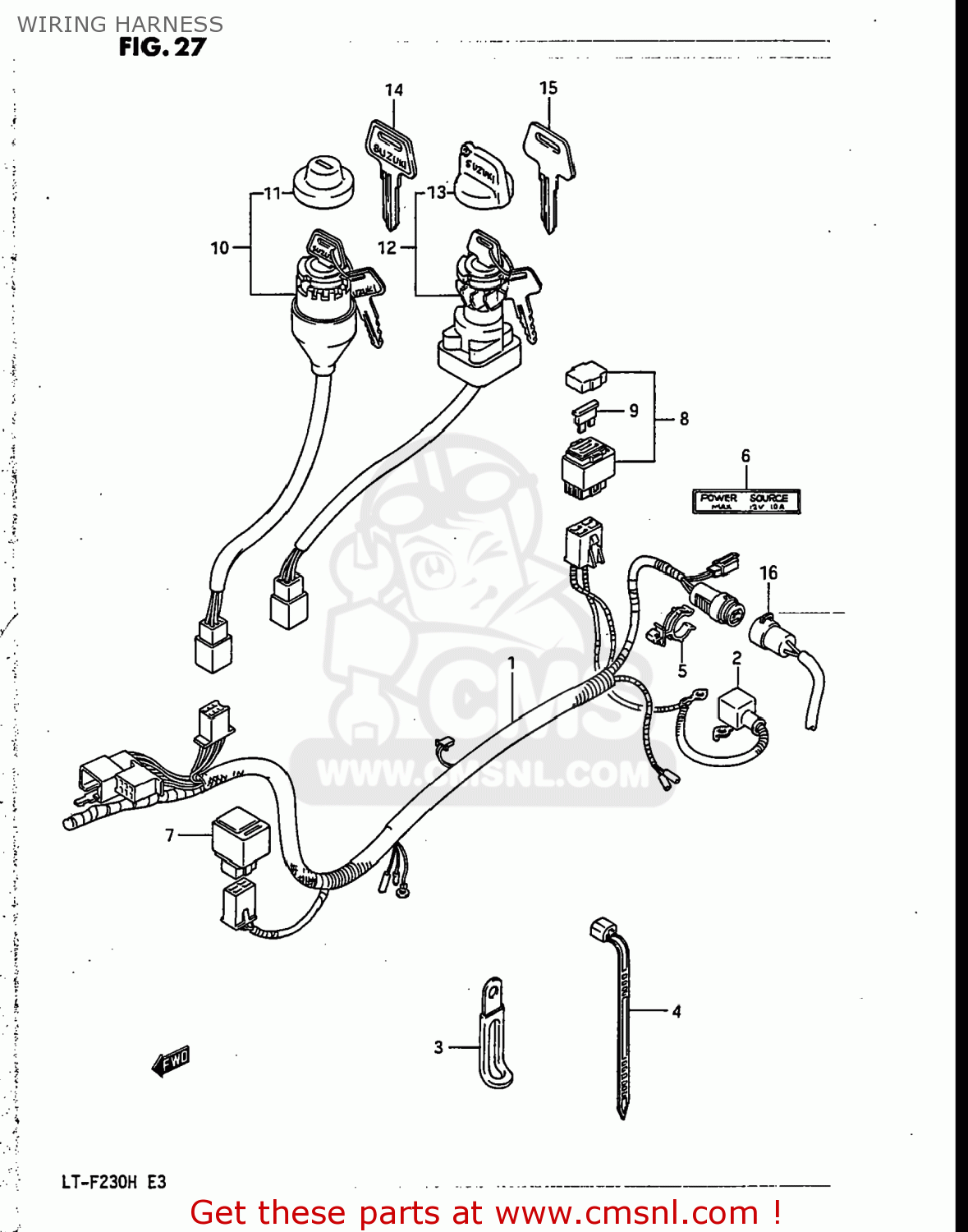 1987 Suzuki Lt F230 Atv Wiring Schematics Detailed Wiring Diagrams 1987 Suzuki Lt F230 Atv Wiring Schematics