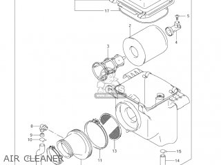 AIR CLEANER - LT-F250 OZARK 2005 (K5) USA (E03) LTF250 LT F250