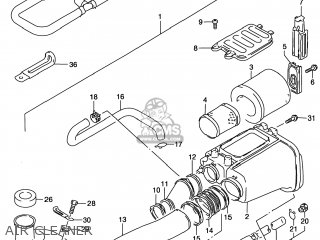 Air Filter Holder Slider Guide For Suzuki Quadrunner 250 LTF250 LT - Foto 2