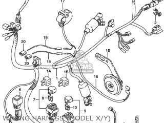 Suzuki LT-F250F QUAD RUNNER 2WD 2000 (Y) USA (E03) QUADRUNNER QUAD-RUNN ...