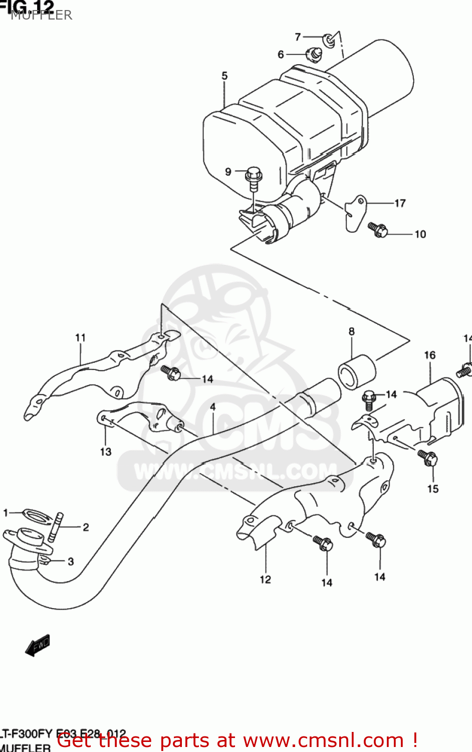 Suzuki LTF300F KING QUAD 2WD 2002 (K2) USA (E03) KINGQUAD KINGQUAD
