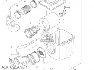 AIR CLEANER - LT-F400F EIGER 4WD 2004 (K4) USA (E03) LTF400F LT F400F