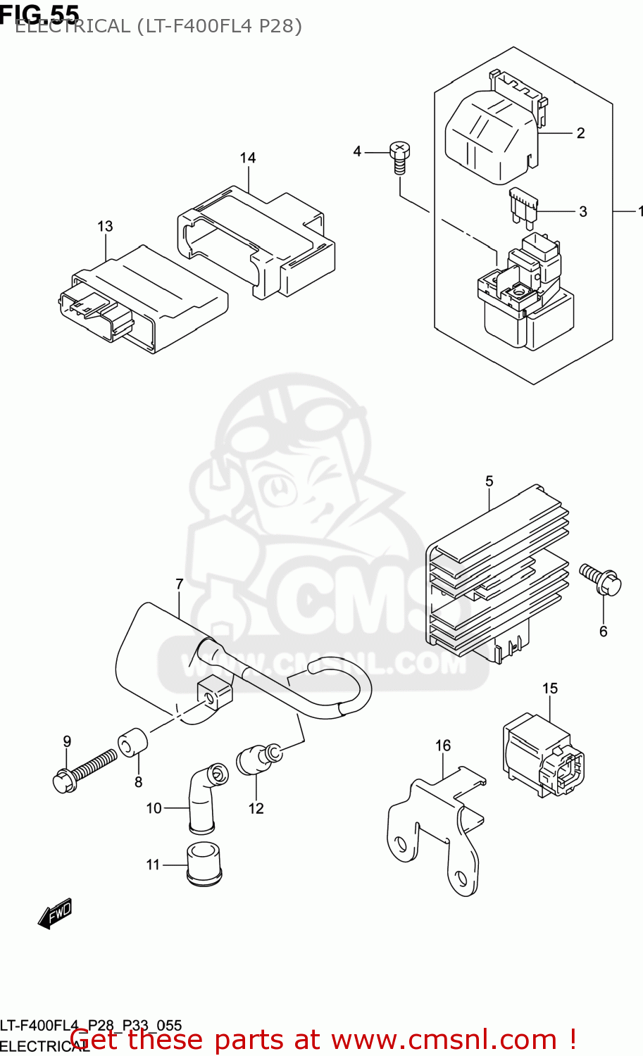 Suzuki LTF400F KING QUAD 2014 (L4) USA (E03) KINGQUAD KINGQUAD