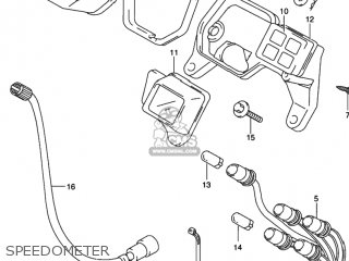 Suzuki Quad Runner 2x4 LT 185 84 Speedometer Cable 34910-18912