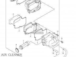 AIR CLEANER - LT-Z90 QUAD SPORT 2009 (K9) USA (E03) QUADSPORT QUAD-SPORT