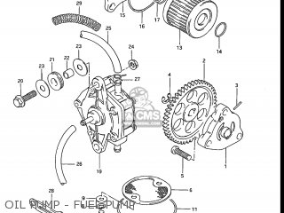 Suzuki Suzuki LT125 1987 (H) USA (E03) parts lists and