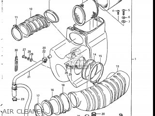 AIR CLEANER - LT230S 1985 (F) USA (E03)