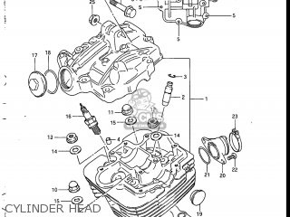 Suzuki LT230S 1987 (H) USA (E03) parts lists and schematics