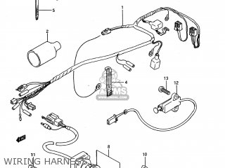 Suzuki LT80 1987 (H) USA (E03) parts lists and schematics