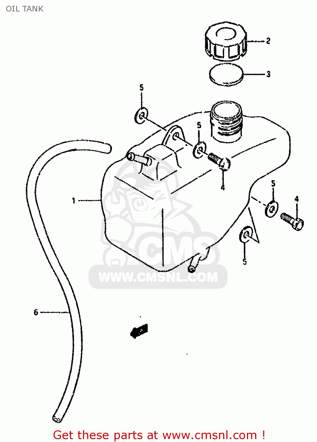 Suzuki LT80 1990 (L) GENERAL UNITED KINGDOM (E01 E02) OIL TANK buy