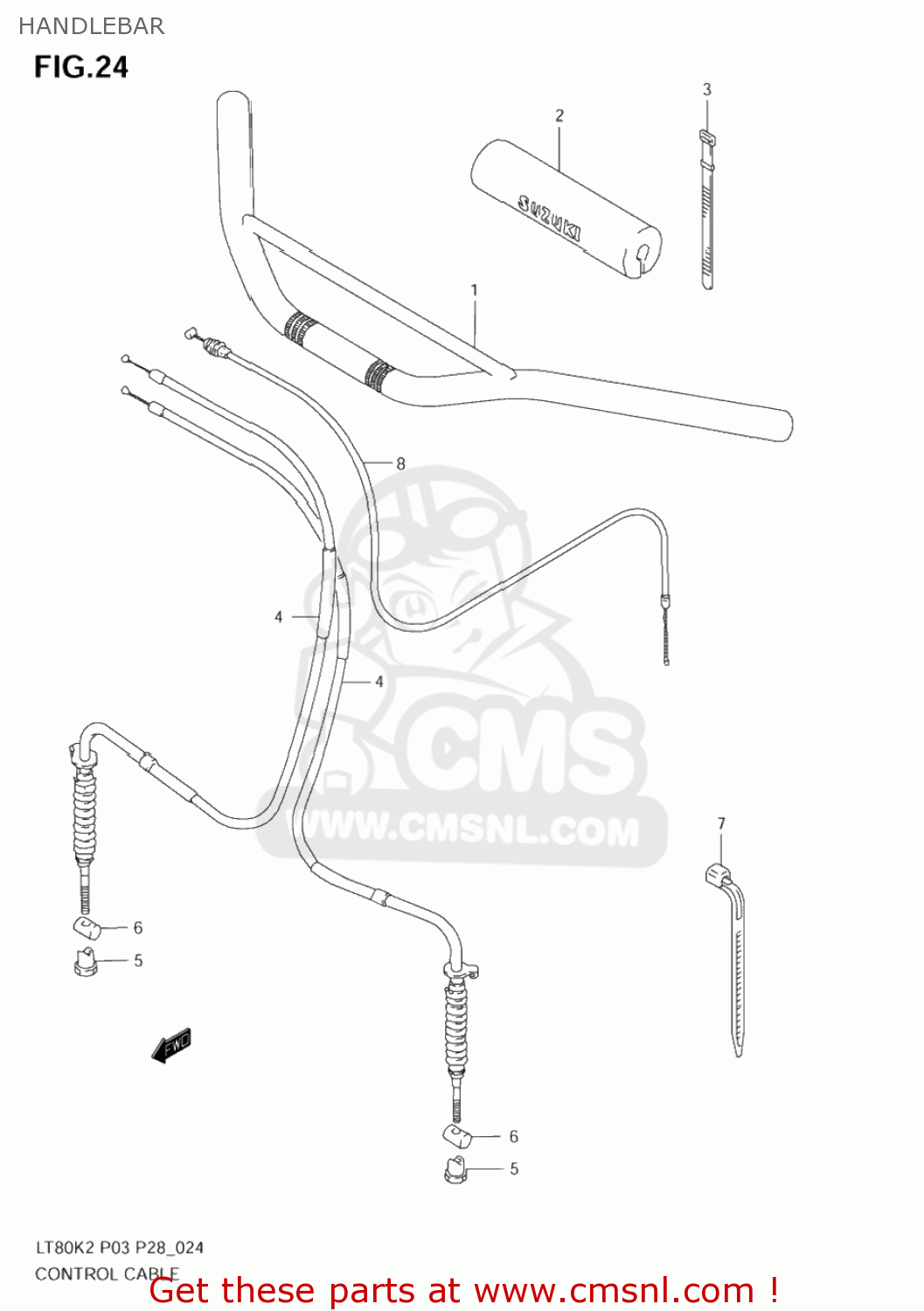 Suzuki LT80 QUAD SPORT 2004 (K4) USA (E03) QUADSPORT QUADSPORT