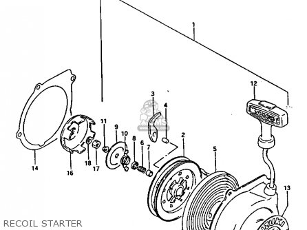 Suzuki LTF230 1986 (G) parts lists and schematics