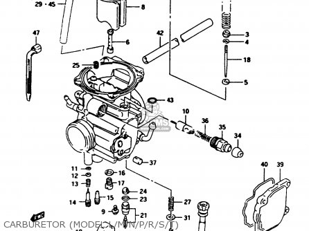 Suzuki LTF250 1994 (R) parts lists and schematics