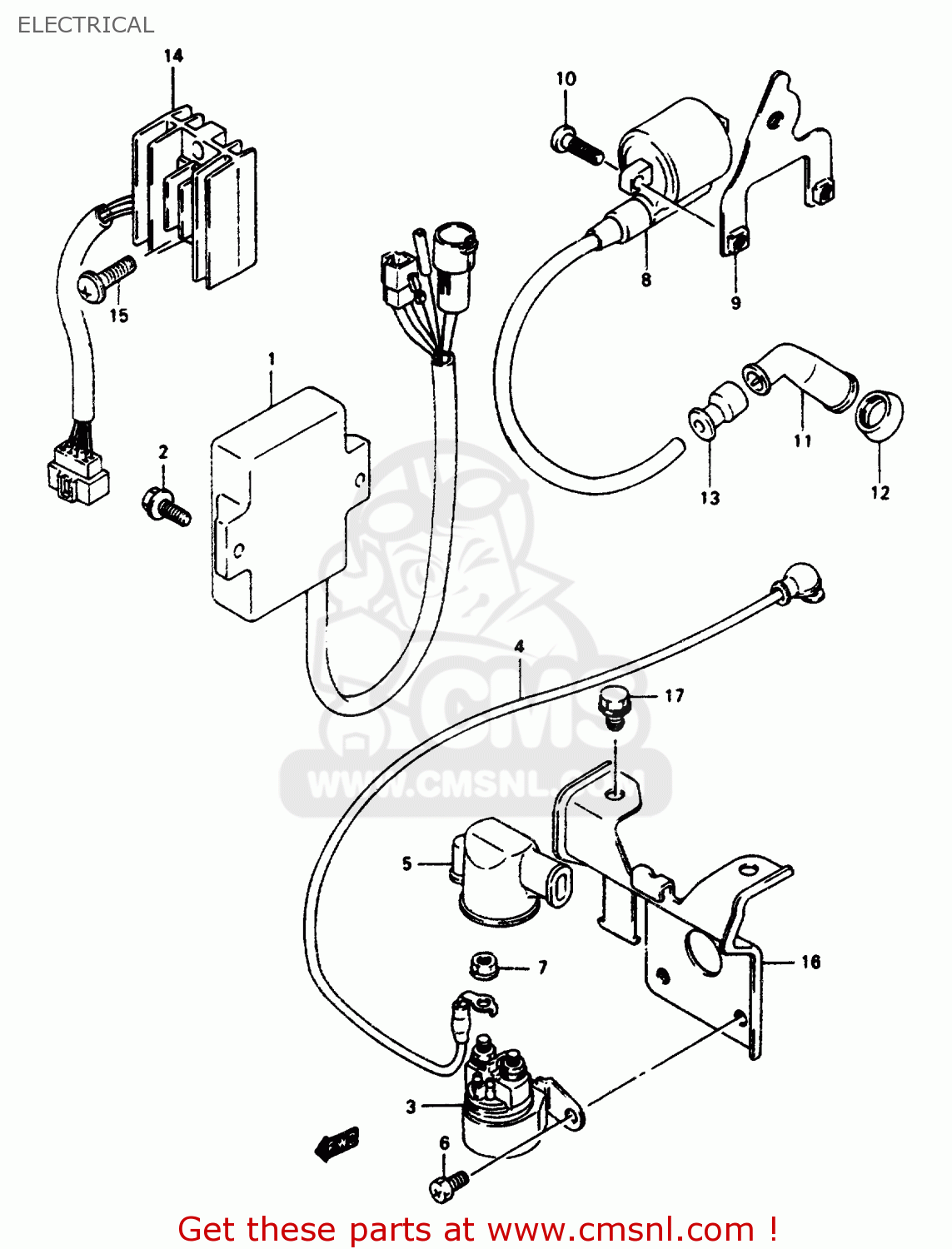 Suzuki LTF250 1997 (V) ELECTRICAL - buy original ELECTRICAL spares online