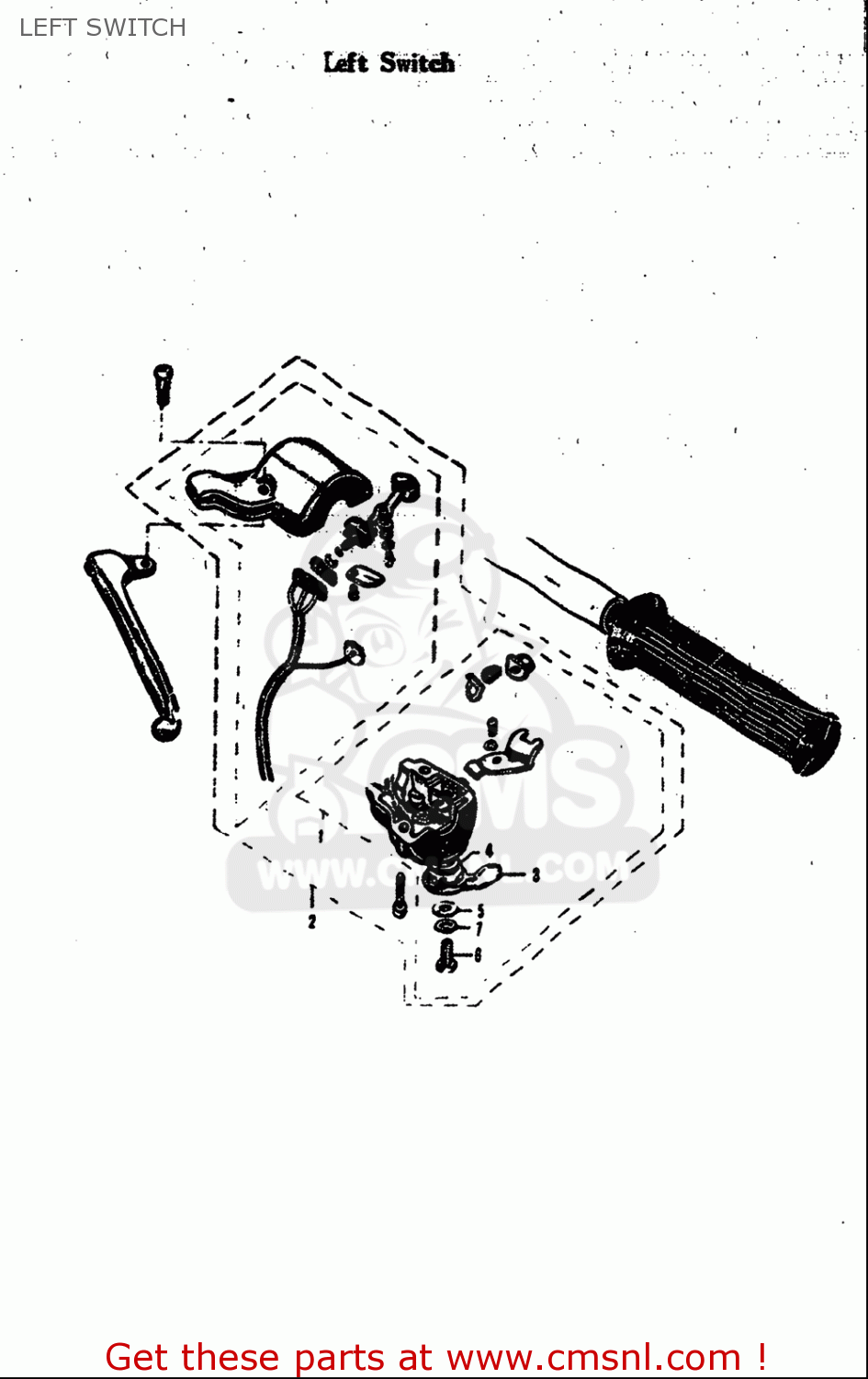 LEFT SWITCH M15 M15D M12 1968 USA (E03)