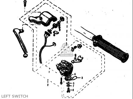 LEFT SWITCH - M15 M15D M12 1968 USA (E03)