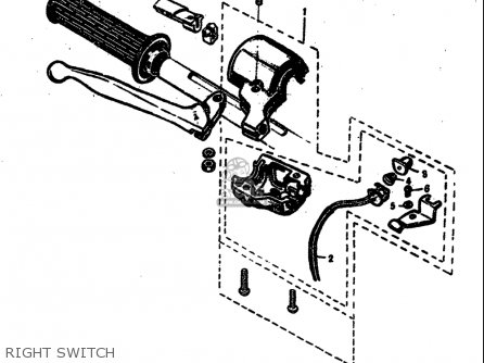 RIGHT SWITCH - M15 M15D M12 1968 USA (E03)