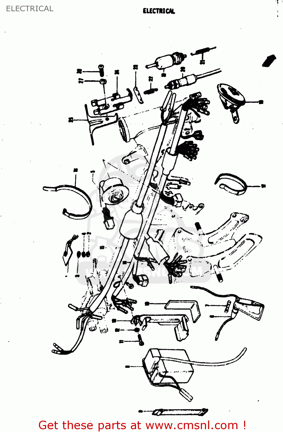 ELECTRICAL MT50 TRAILHOPPER 1973 (K) USA (E03)