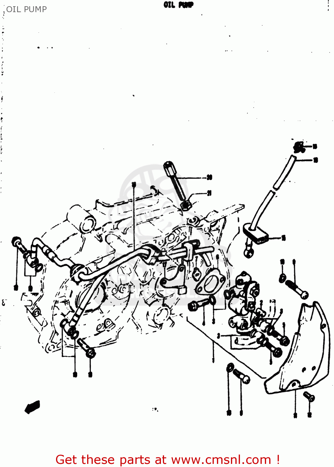 OIL PUMP MT50 TRAILHOPPER 1973 (K) USA (E03)