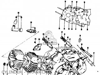 CYLINDER - CRANKCASE - MT50 TRAILHOPPER 1973 (K) USA (E03)
