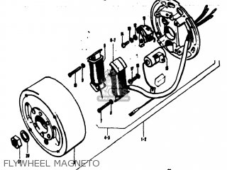 FLYWHEEL MAGNETO - MT50 TRAILHOPPER 1973 (K) USA (E03)