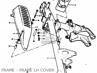FRAME - FRAME LH COVER - MT50 TRAILHOPPER 1973 (K) USA (E03)