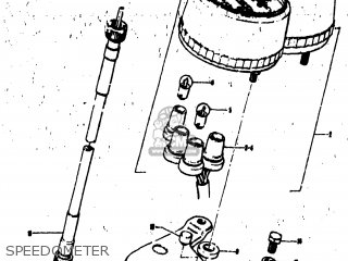 SPEEDOMETER - MT50 TRAILHOPPER 1973 (K) USA (E03)
