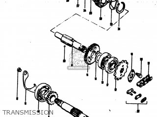 TRANSMISSION - MT50 TRAILHOPPER 1973 (K) USA (E03)