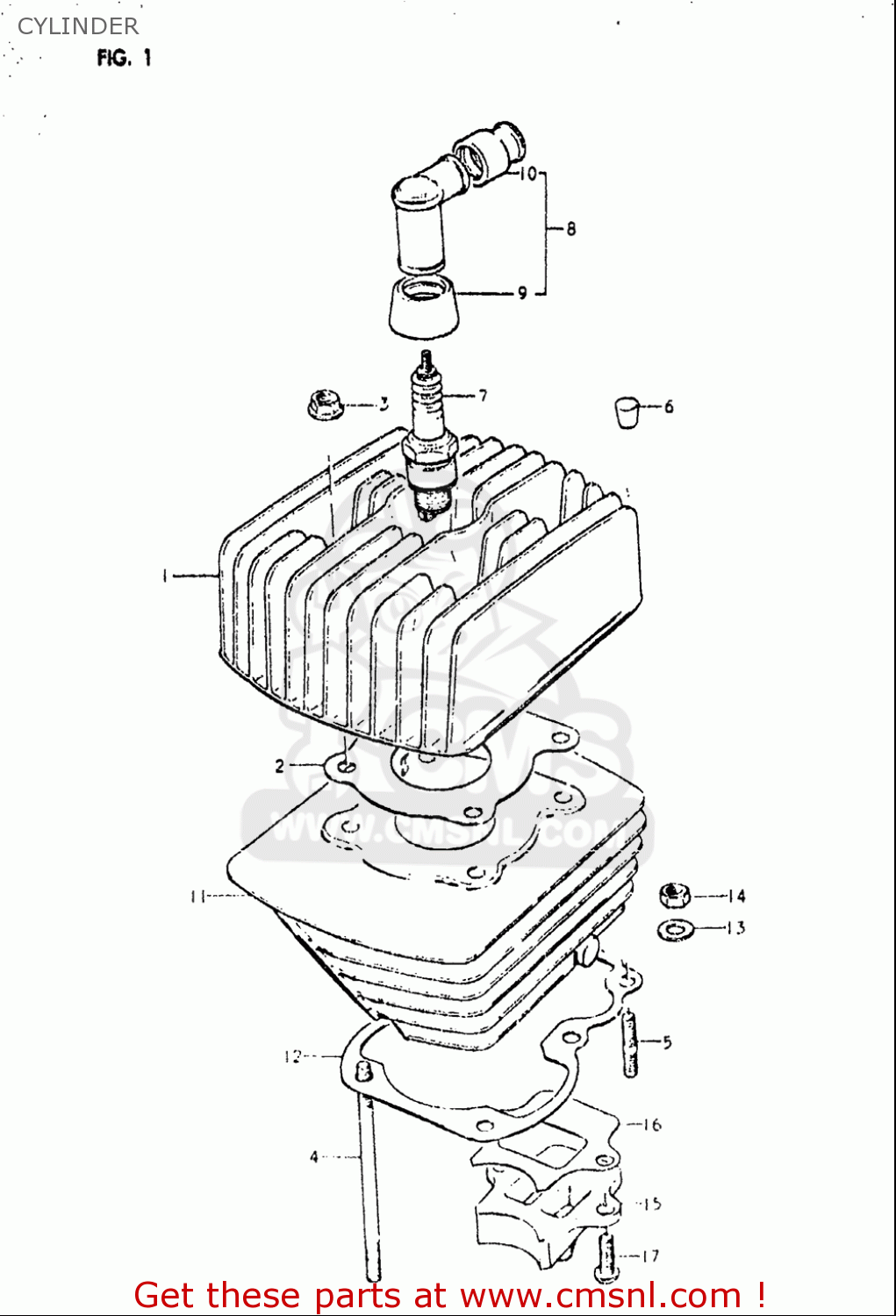 CYLINDER OR50 1979 1980 (N) (T) USA (E03)