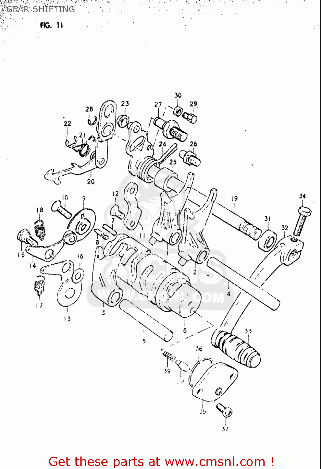 GEAR SHIFTING OR50 1979 1980 (N) (T) USA (E03)