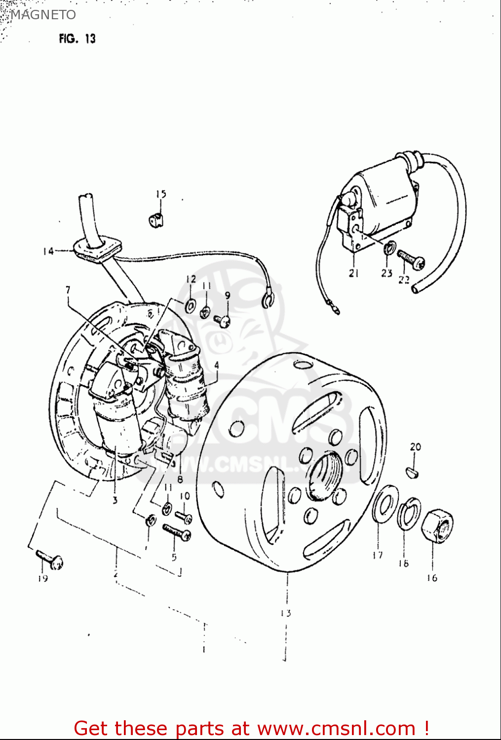 MAGNETO OR50 1979 1980 (N) (T) USA (E03)