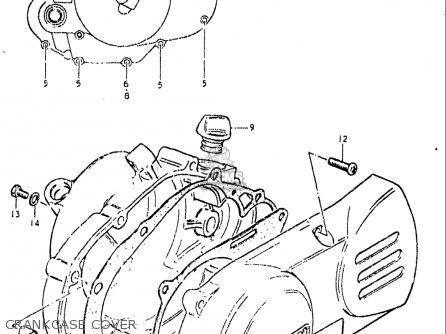CRANKCASE COVER - OR50 1979 1980 (N) (T) USA (E03)